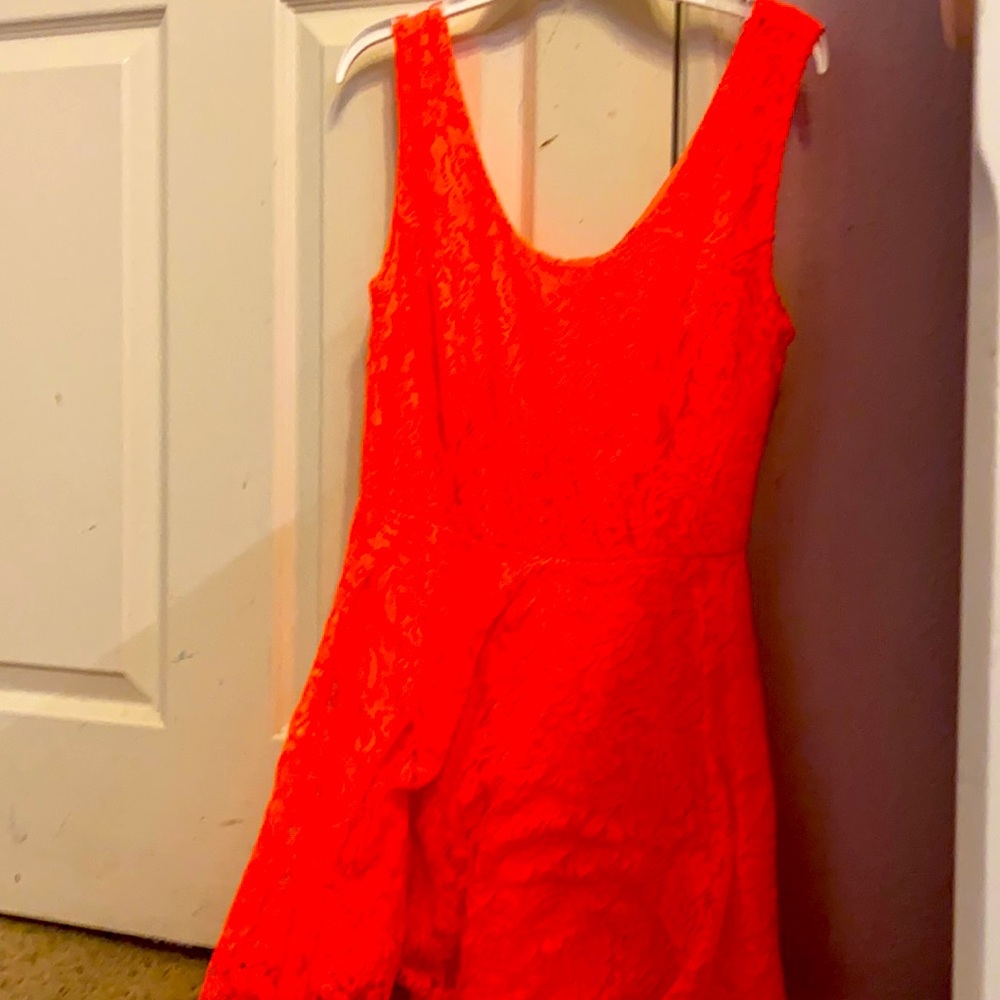 Orange dress